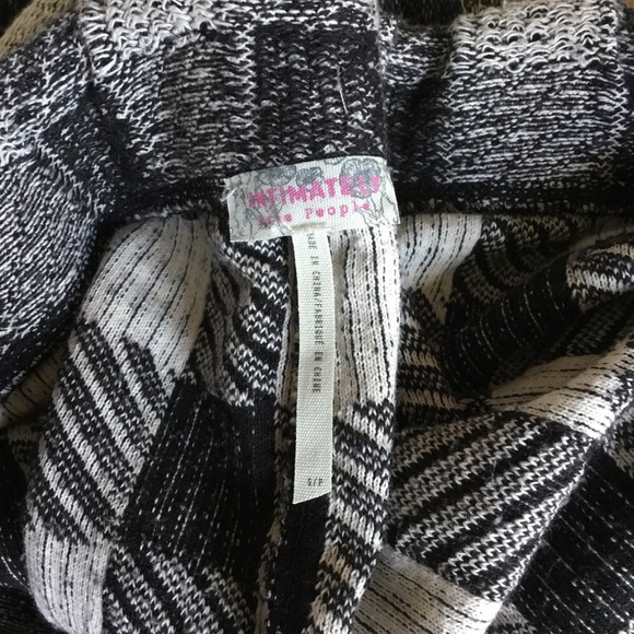 Intimately Free People Black Checkered Jogger Pant - Picture 8 of 9